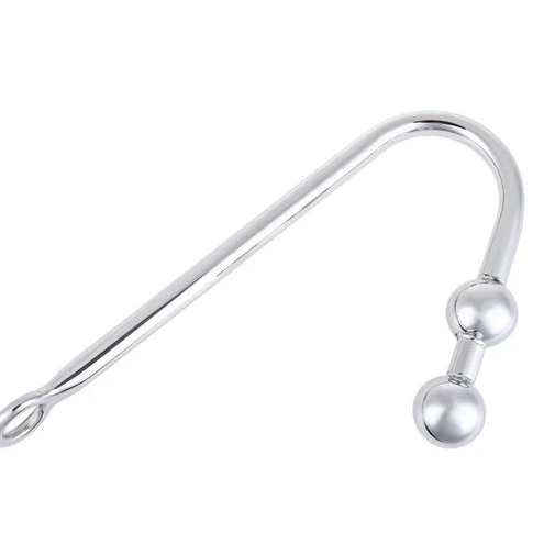 Two Pleasurable Hook Balls Stainless Anal 4417 Steel 0626